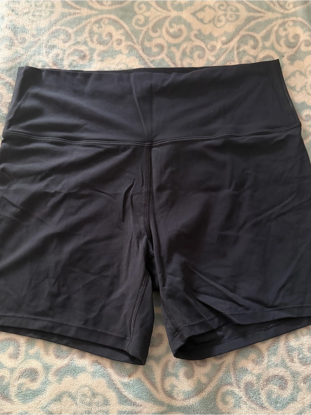 all in motion Black High-Rise Bike Shorts